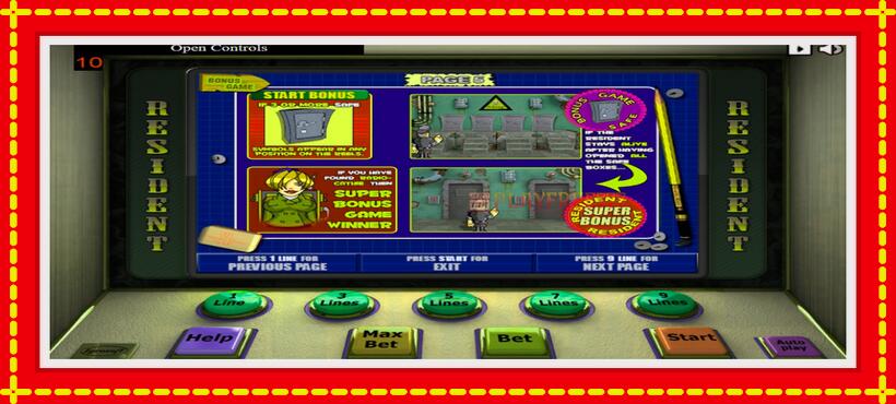 Slot machine Resident with access to free game online, picture 6