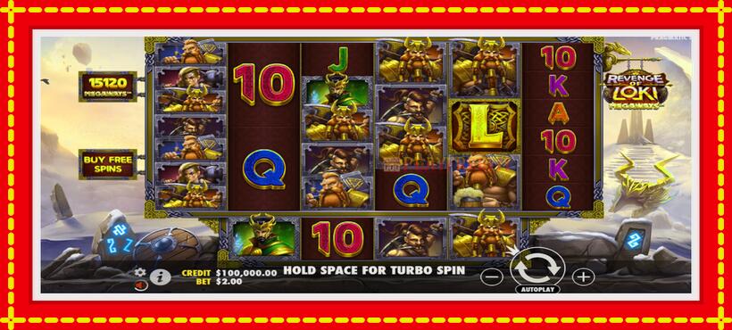 Slot machine Revenge of Loki Megaways with access to free game online, picture 2