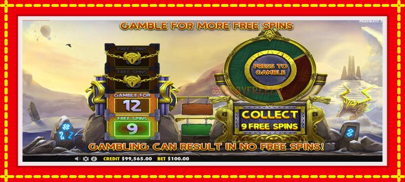 Slot machine Revenge of Loki Megaways with access to free game online, picture 3