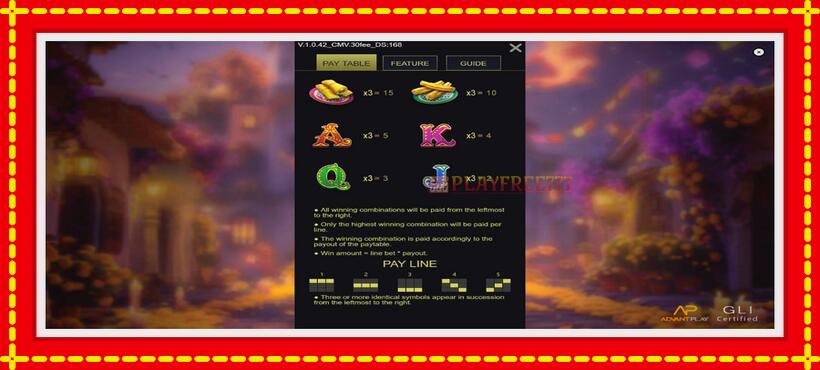 Slot machine Rhapsody of Muertos with access to free game online, picture 6