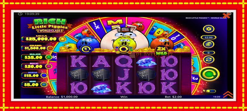 Slot machine Rich Little Piggies World Class with access to free game online, picture 2