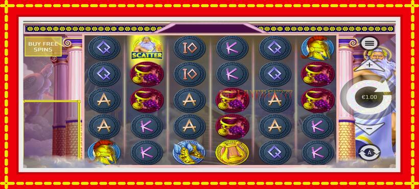 Slot machine Riches of Olympus with access to free game online, picture 1