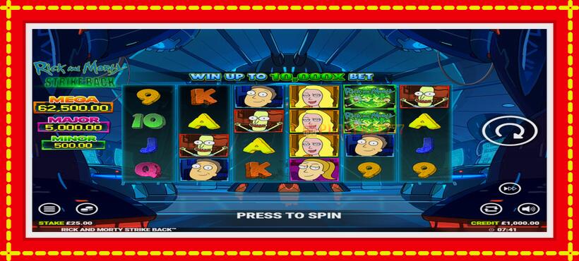 Slot machine Rick and Morty Strike Back with access to free game online, picture 2