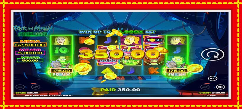 Slot machine Rick and Morty Strike Back with access to free game online, picture 3