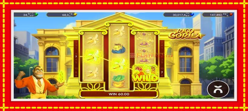 Slot machine Rico Gorila with access to free game online, picture 2