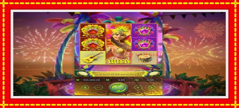 Slot machine Rio Fantasia with access to free game online, picture 1