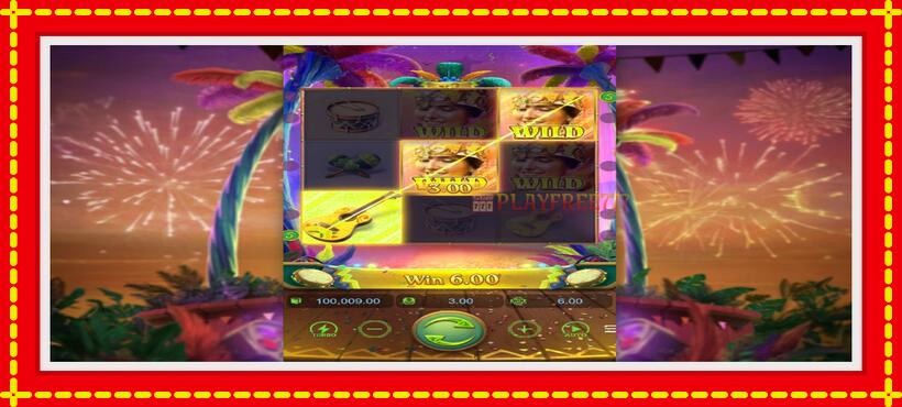 Slot machine Rio Fantasia with access to free game online, picture 3