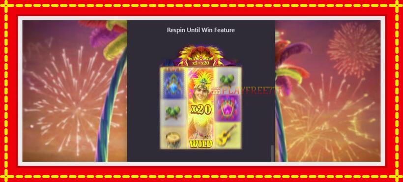 Slot machine Rio Fantasia with access to free game online, picture 6