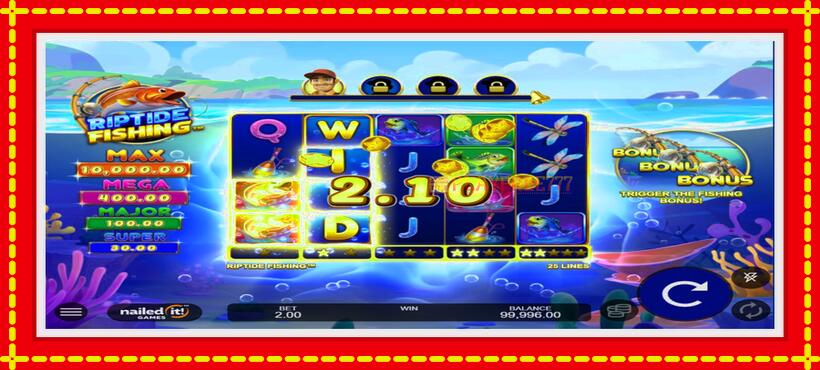 Slot machine Riptide Fishing with access to free game online, picture 5