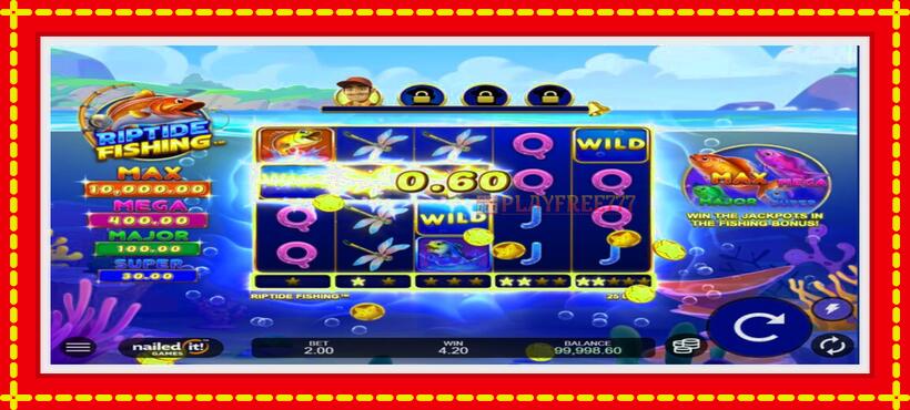 Slot machine Riptide Fishing with access to free game online, picture 6