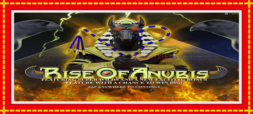 Slot machine Rise of Anubis with access to free game online, picture 1