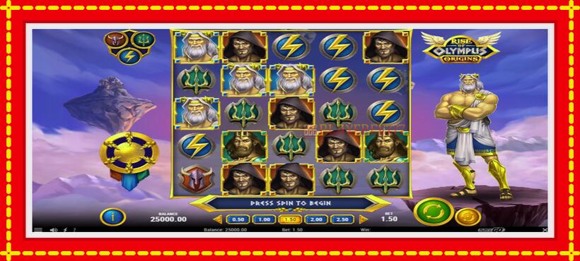 Slot machine Rise of Olympus Origins with access to free game online, picture 2