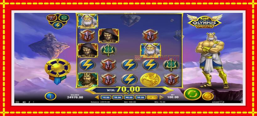 Slot machine Rise of Olympus Origins with access to free game online, picture 3