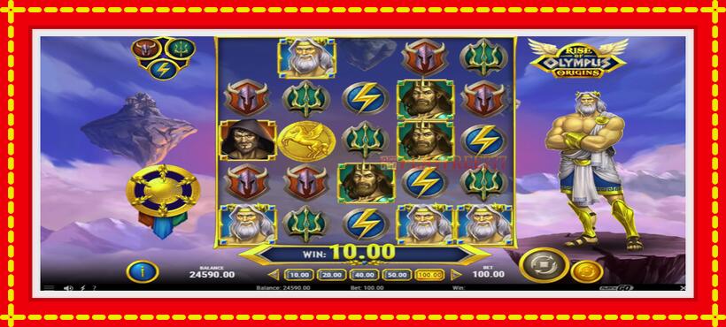 Slot machine Rise of Olympus Origins with access to free game online, picture 4