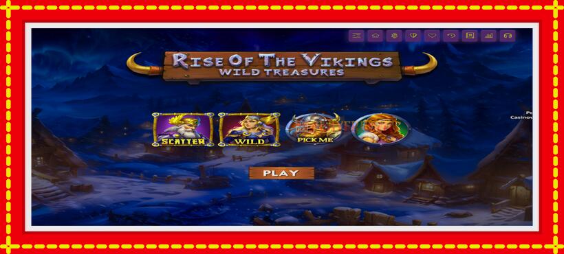 Slot machine Rise of The Vikings - Wild Treasures with access to free game online, picture 1