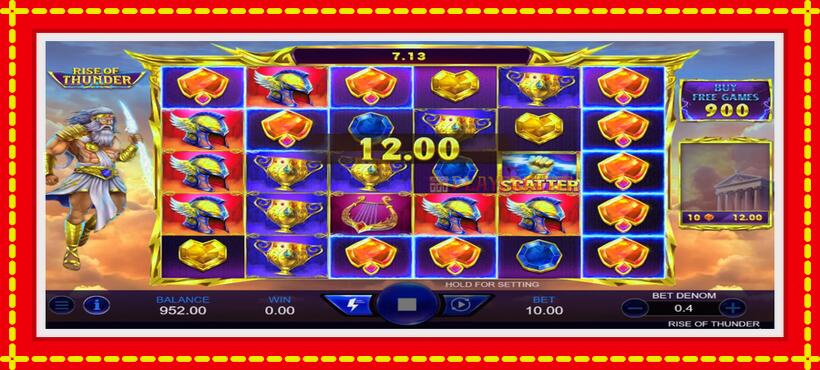 Slot machine Rise of Thunder with access to free game online, picture 2