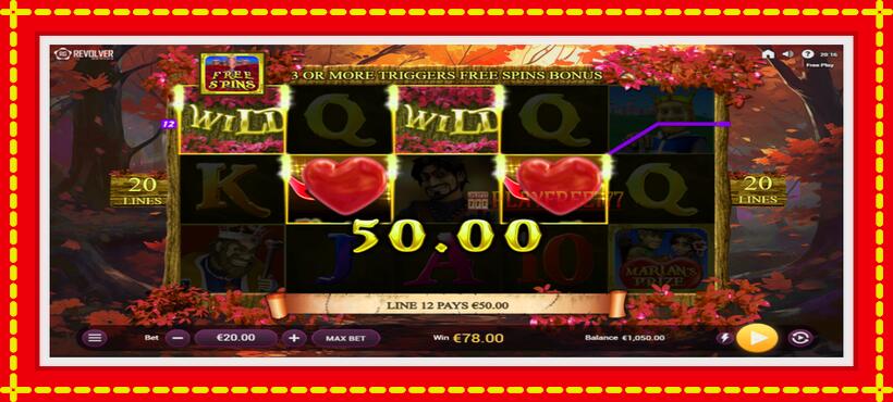 Slot machine Robin Hood Valentine with access to free game online, picture 4