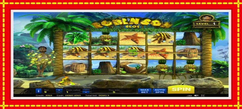 Slot machine Robinson with access to free game online, picture 3