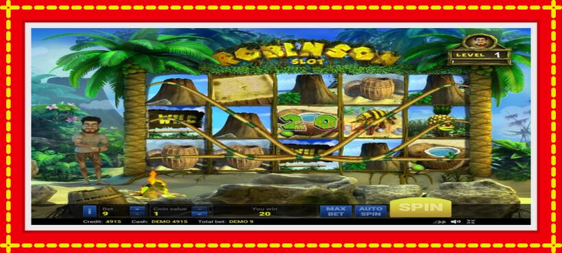 Slot machine Robinson with access to free game online, picture 4