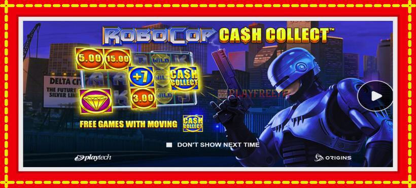 Slot machine RoboCop: Cash Collect with access to free game online, picture 1