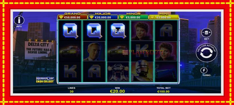 Slot machine RoboCop: Cash Collect with access to free game online, picture 4