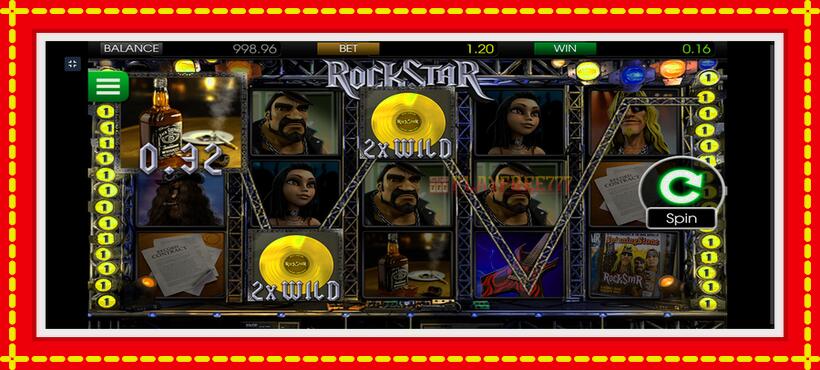 Slot machine Rockstar with access to free game online, picture 2