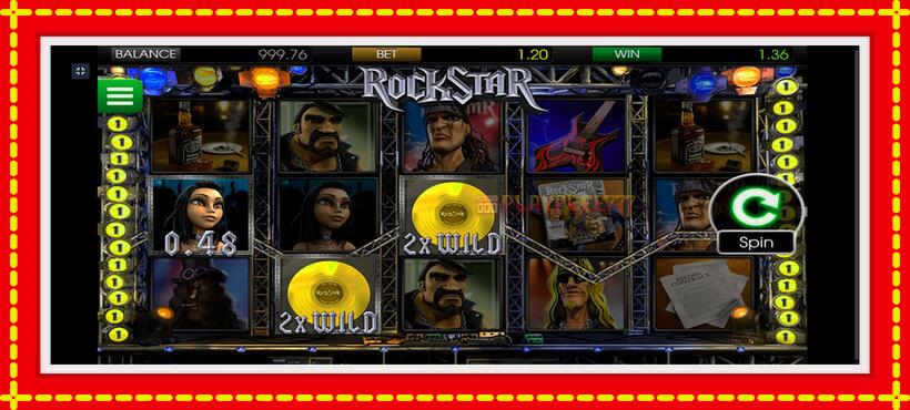 Slot machine Rockstar with access to free game online, picture 3