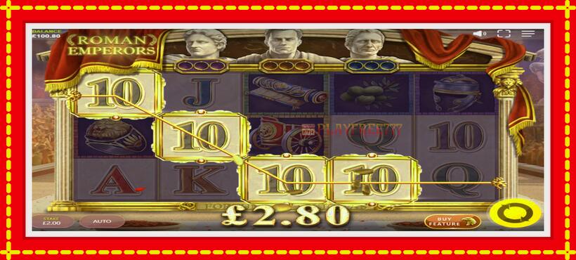 Slot machine Roman Emperors with access to free game online, picture 3