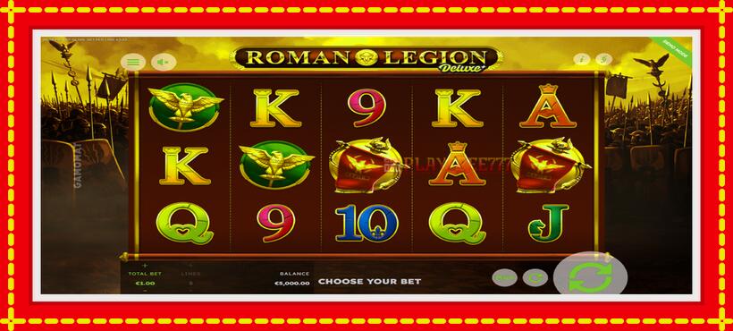 Slot machine Roman Legion Deluxe with access to free game online, picture 2