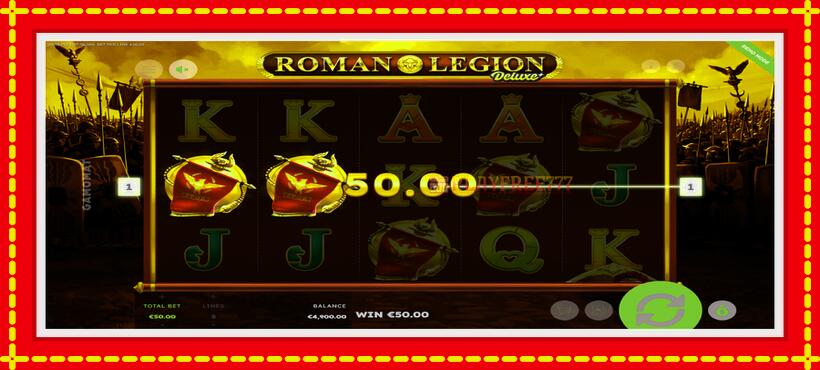 Slot machine Roman Legion Deluxe with access to free game online, picture 3