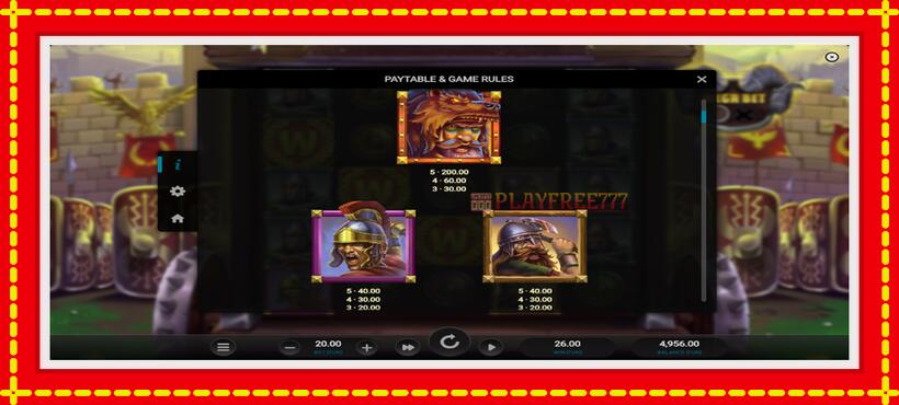 Slot machine Roman Rivals Blood and Sand Dream Drop with access to free game online, picture 5