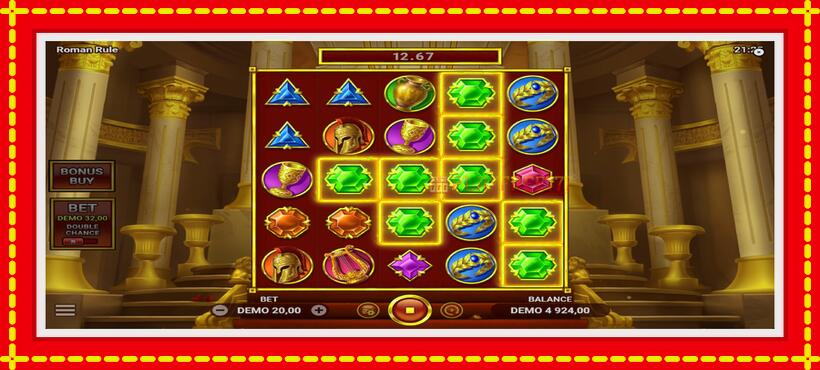 Slot machine Roman Rule with access to free game online, picture 3