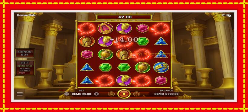 Slot machine Roman Rule with access to free game online, picture 4