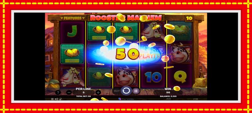 Slot machine Rooster Mayhem with access to free game online, picture 4