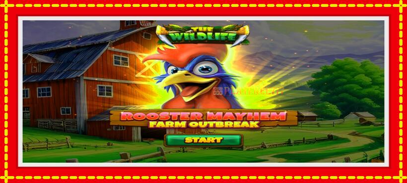 Slot machine Rooster Mayhem Farm Outbreak with access to free game online, picture 1