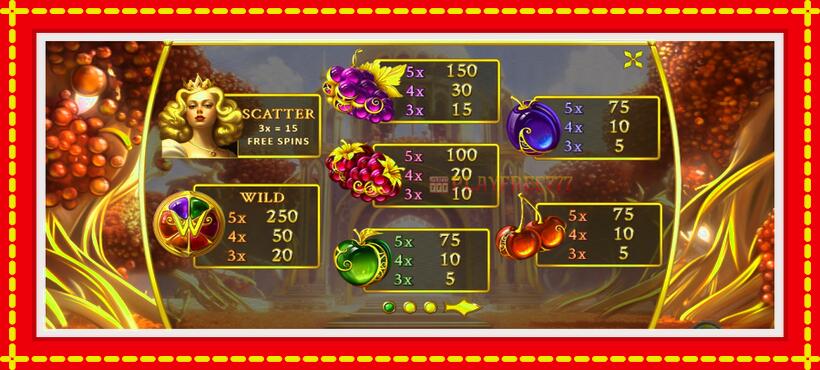 Slot machine Royal Harvest with access to free game online, picture 5