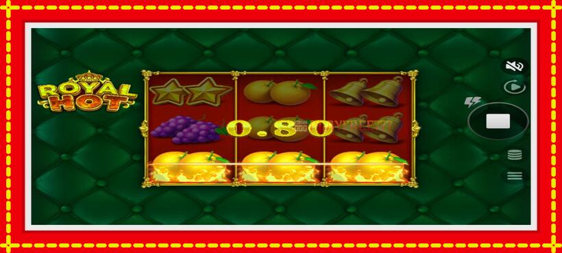 Slot machine Royal Hot with access to free game online, picture 3