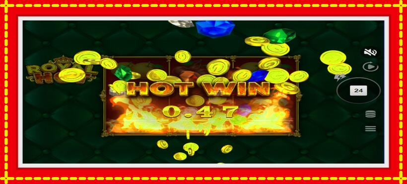 Slot machine Royal Hot with access to free game online, picture 4