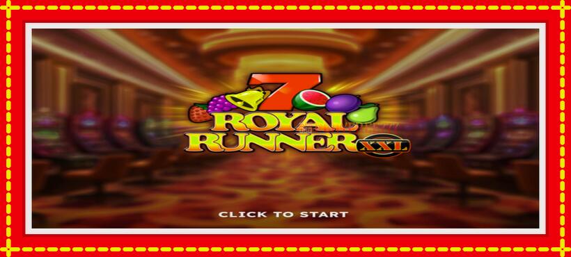 Slot machine Royal Runner XXL with access to free game online, picture 1