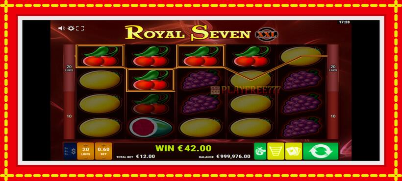 Slot machine Royal Seven XXL with access to free game online, picture 2