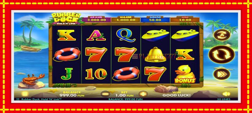 Slot machine Rubber Duck Hold N Link with access to free game online, picture 2