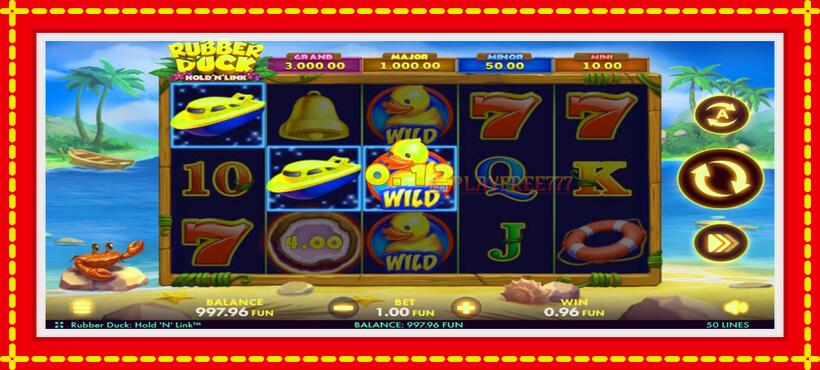 Slot machine Rubber Duck Hold N Link with access to free game online, picture 3