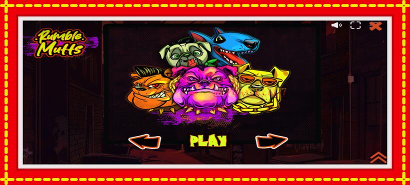 Slot machine Rumble Mutts with access to free game online, picture 1