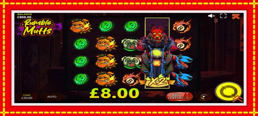 Slot machine Rumble Mutts with access to free game online, picture 3