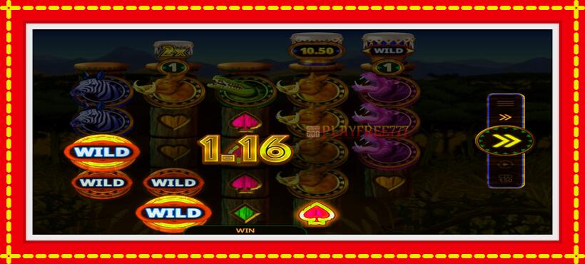 Slot machine Runaway Rhino with access to free game online, picture 3