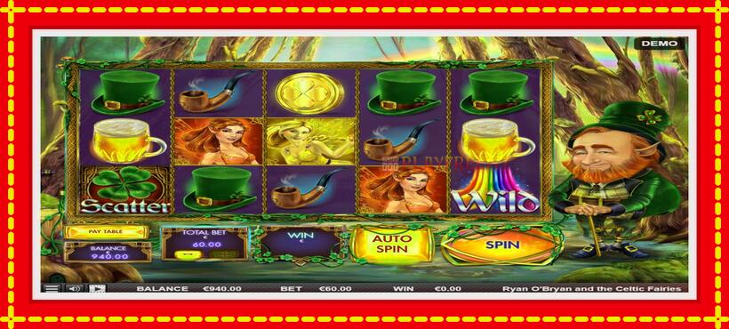 Slot machine Ryan OBryan and the Celtic Fairies with access to free game online, picture 2