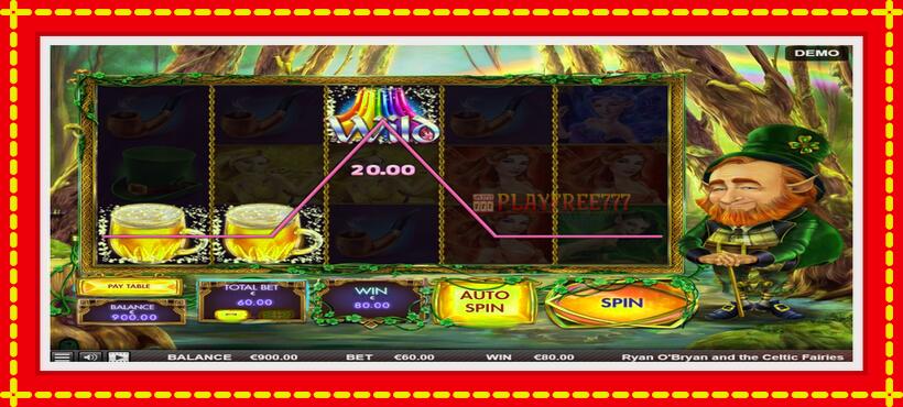 Slot machine Ryan OBryan and the Celtic Fairies with access to free game online, picture 3