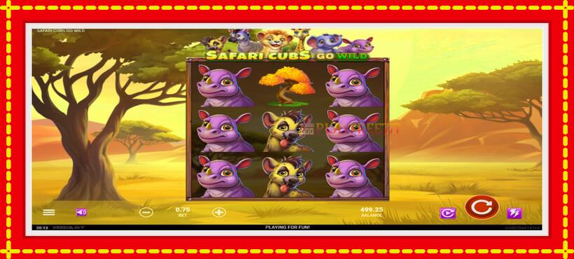 Slot machine Safari Cubs Go Wild with access to free game online, picture 2