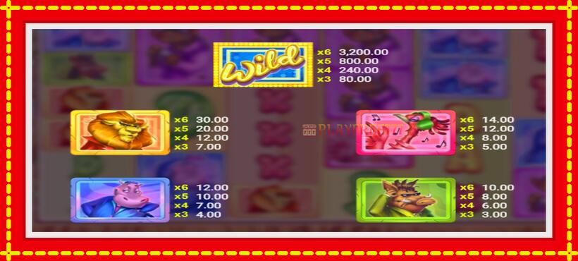 Slot machine Safari Dance with access to free game online, picture 4