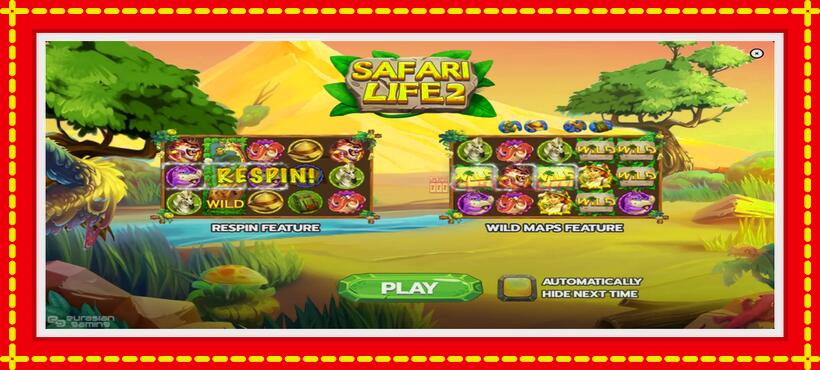 Slot machine Safari Life 2 with access to free game online, picture 1